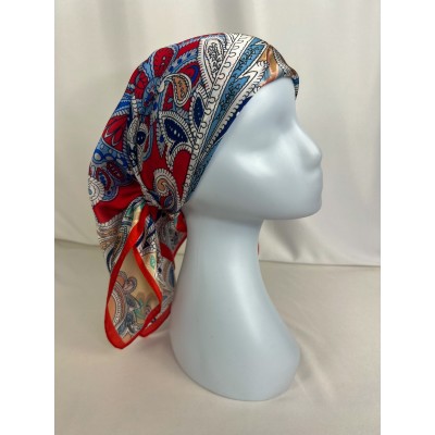 Foulard Carré De Soie Imprimé Tendance 70X70  - 3