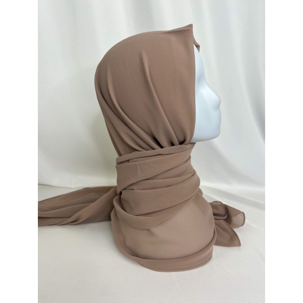 Hijab mousseline 180x75cm