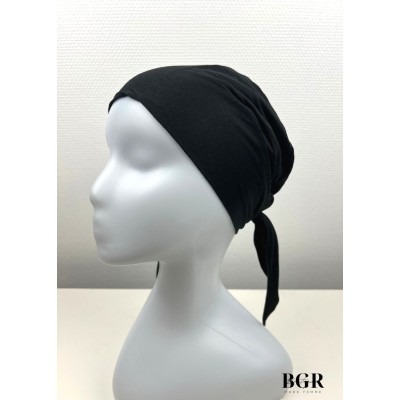 Bonnet Hijab à Nouer Noir