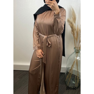 COMBINAISON TAUPE POUR FEMME MUSULMANE