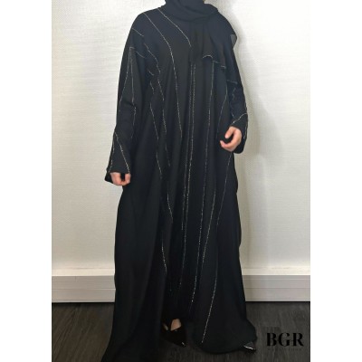 Abaya Dubaï Nour Noir