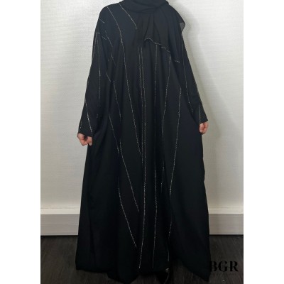 Abaya Dubaï Nour Noir