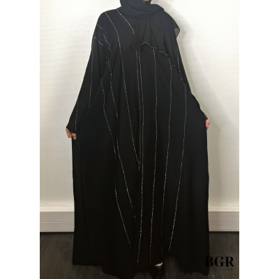 Abaya Dubaï Nour Noir