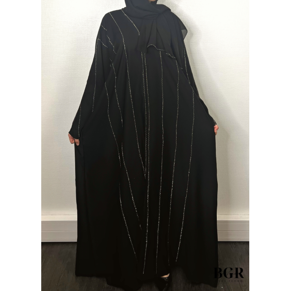 Abaya Dubaï Nour Noir