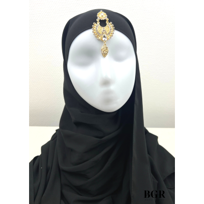 "Bijoux de hijab pour femme : ajoutez une touche d'élégance à votre tenue pour les mariages et les occasions spéciales"