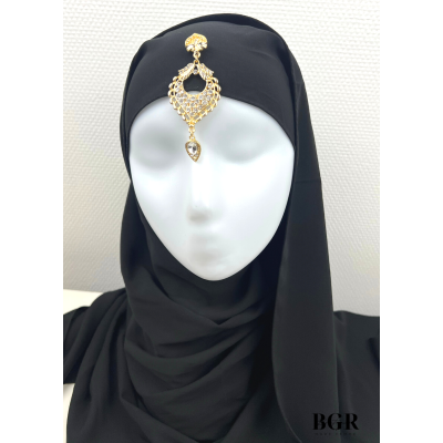 "Bijoux de hijab fantaisie pour femme : ajoutez une touche d'élégance à votre tenue pour les mariages et les occasions spéciales