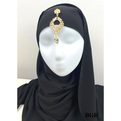 "Bijoux de hijab fantaisie pour femme : ajoutez une touche d'élégance à votre tenue pour les mariages et les occasions spéciales