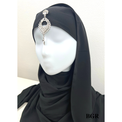 "Bijoux de hijab fantaisie pour femme : ajoutez une touche d'élégance à votre tenue pour les mariages et les occasions spéciales