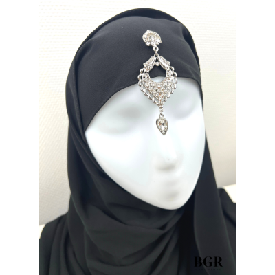 "Bijoux de hijab fantaisie pour femme : ajoutez une touche d'élégance à votre tenue pour les mariages et les occasions spéciales