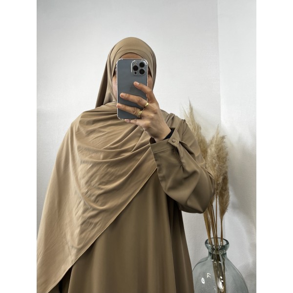 Hijab Jersey Premium Luxe camel