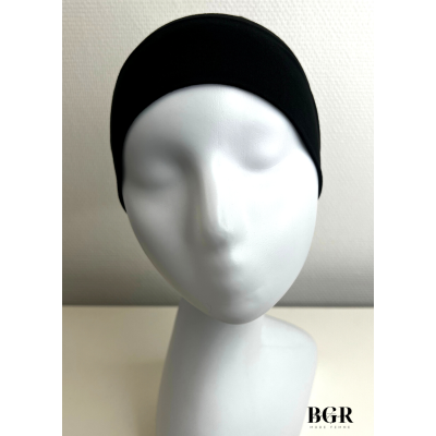 Bonnet Hijab Tube Noir Lycra : un accessoire pratique et confortable pour couvrir vos cheveux et porter sous votre hijab