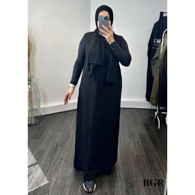 Sous Abaya sans manche en Coton style Casual : le choix parfait pour un look modest fashion