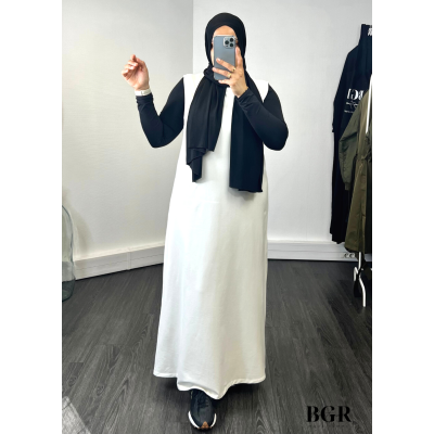 Sous Abaya sans manche en Coton style Casual : le choix parfait pour un look modest fashion