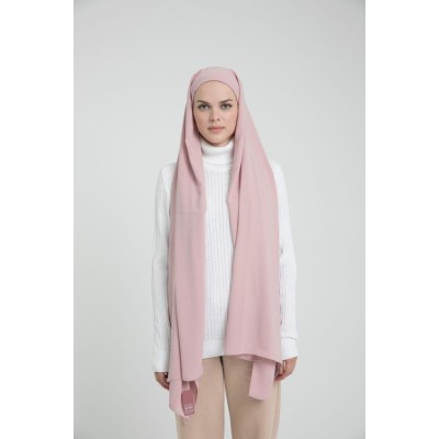 Hijab Soie de Médine avec bonnet intégré  - 2