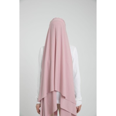 Hijab Soie de Médine avec bonnet intégré  - 3