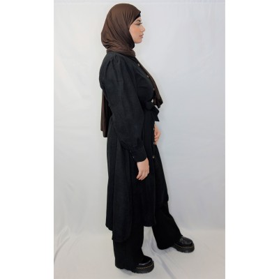 Robe tunique Yass noir  - 4