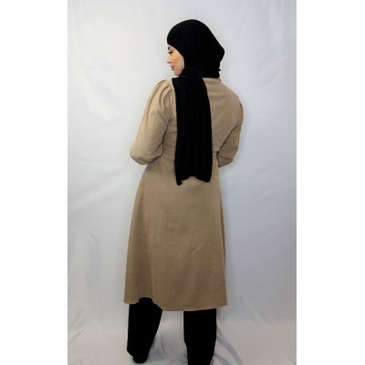 Robe tunique Yass camel  - 6