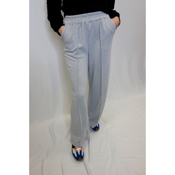 Pantalon Jogging Large Taille Haute