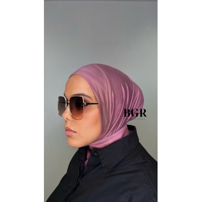 Hijab Foulard Voile Cagoule à boutons pression à Enfiler Pratique En Jersey  - 2