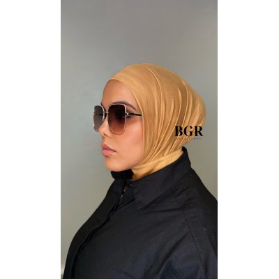 Hijab Foulard Voile Cagoule à boutons pression à Enfiler Pratique En Jersey  - 7