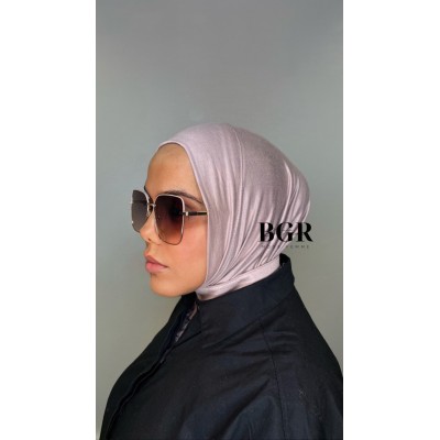 Hijab Foulard Voile Cagoule à boutons pression à Enfiler Pratique En Jersey  - 8